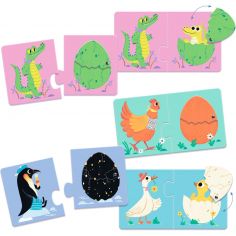 Puzzle duo-trio Articulo Les œufs rigolos (12 pièces)