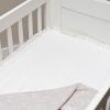 Drap housse Calm Blanc avec volant (40 x 80 cm)  par Baby's Only