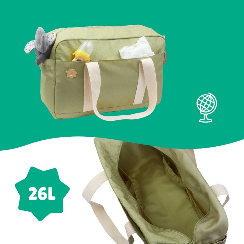 Sac à langer Bowling Olive Badabulle Ambiance 5