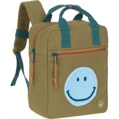 Petit sac à dos carré Little One & Me olive - Lässig 