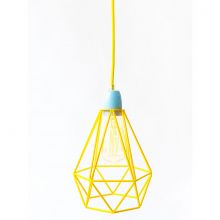 Lampe baladeuse Diamond 1 jaune  par FilamentStyle