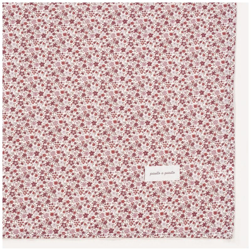 Lot de 2 langes Cherry Fleurs (70 x 70 cm) Pasito a pasito Produit 4