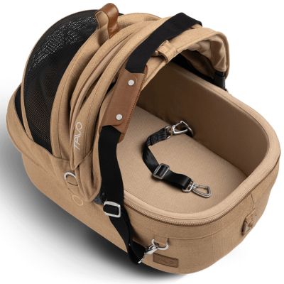 Siège auto et caisse de transport pour animaux de compagnie MAEVE SMALL FLEX SABLE