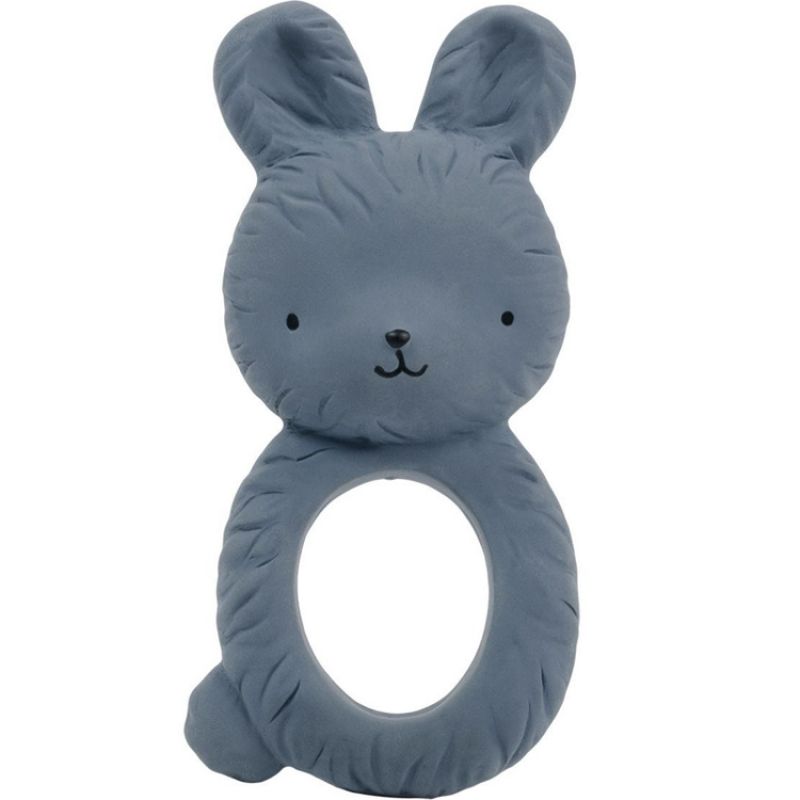 Anneau de dentition Lapin bleu anthracite A Little Lovely Company Produit 1 grande taille