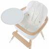 Chaise haute évolutive Ovo Plus one avec harnais blanc  par Micuna