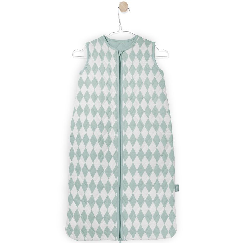 Gigoteuse 4 saisons Diamond vintage verte TOG 1.7 (110 cm) Jollein