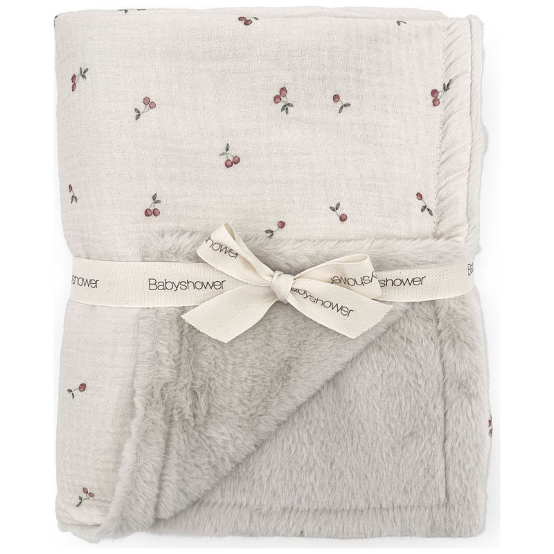 Couverture polaire Cherries (110 x 80 cm) Babyshower Produit 1