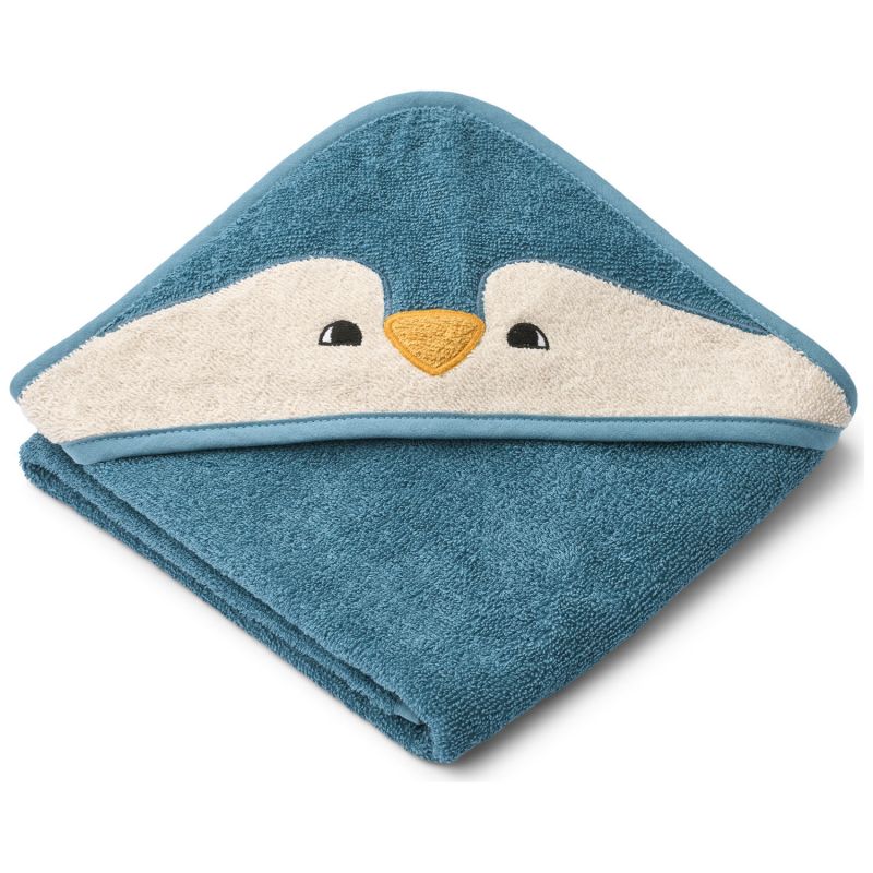 Cape de bain Albert Penguin Oceanview (70 x 70 cm) Liewood Produit 1