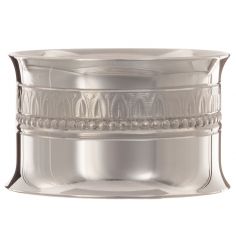 Rond de serviette Marie-Louise en métal argenté + coffret (personnalisable) - Daniel Crégut