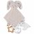 Variation Beige du produit Doudou plat attache sucette Moka de la marque Noukie's