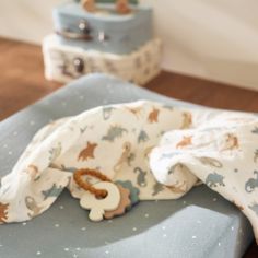 Housse de matelas à langer en jersey Sea Green (50 x 70 cm)