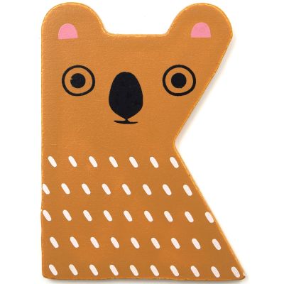 Lettre décorative K comme koala Petit Monkey