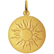 Médaille Je brillerai comme un soleil 18 mm (or jaune 750°)  par Monnaie de Paris