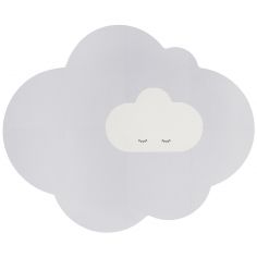 Tapis de jeu pliable nuage gris perle (175 x 145 cm)