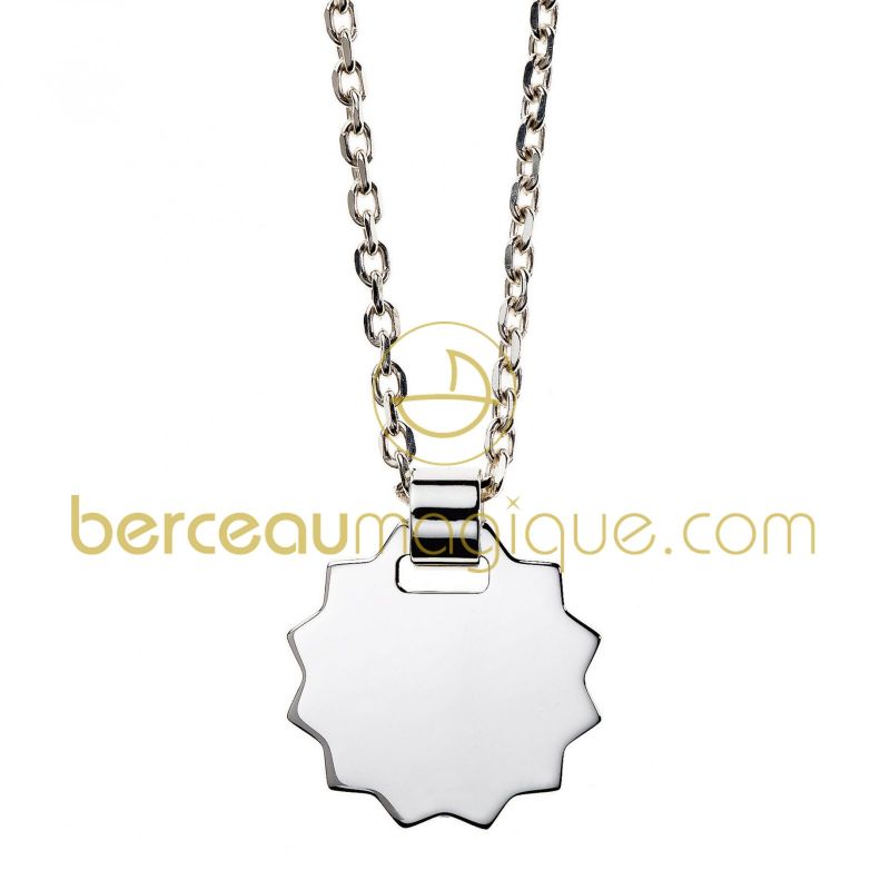 Pendentif Soleil Bambino (argent) Christofle