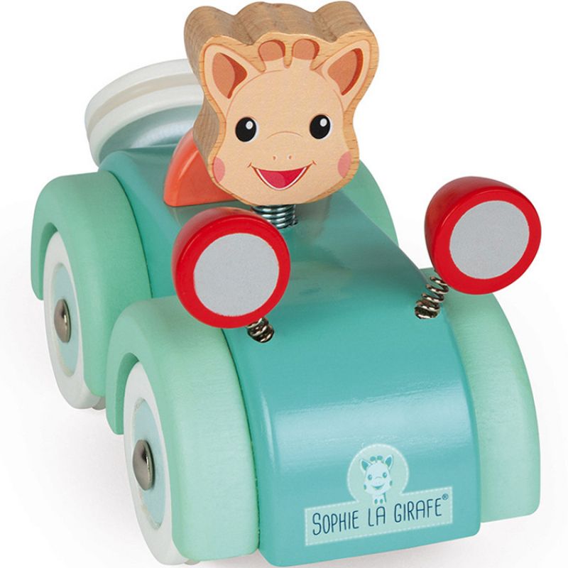Voiture en bois Sophie la girafe Janod