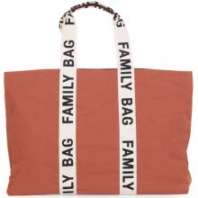 Sac à langer Family bag signature Canvas terracotta  par Childhome