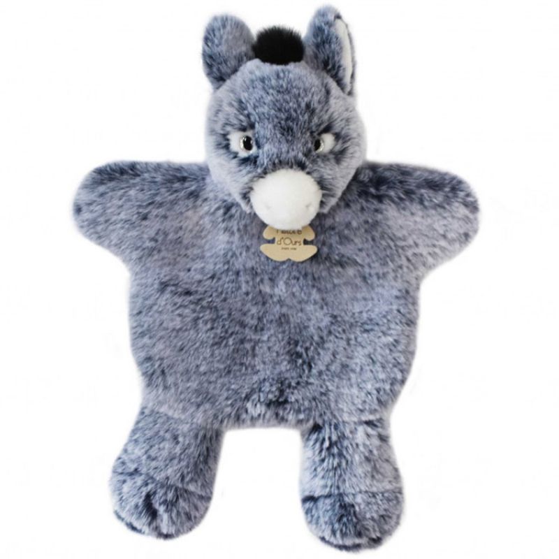 Peluche marionnette Ane Sweety Mousse (25 cm) Histoire d'Ours