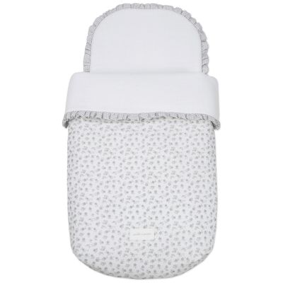 Nid d'ange mi-saison Little Bloom Fleurs Gris (TOG 2,5) Pasito a pasito