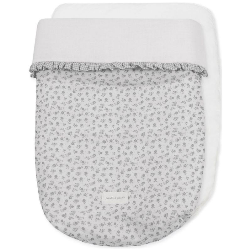 Nid d'ange mi-saison Little Bloom Fleurs Gris (TOG 2,5) Pasito a pasito Produit 4