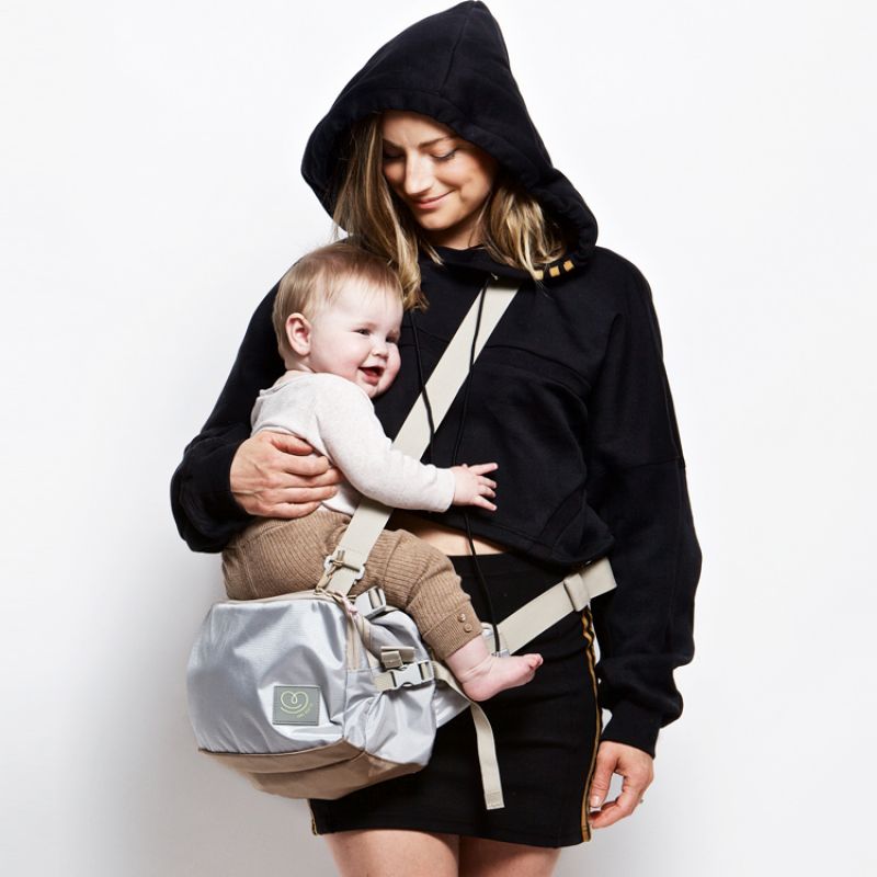 Sac à langer Caravanbag warm silver Love Radius