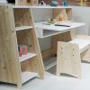 Petit bureau évolutif Asymetry avec colonne étagère (coloris au choix) Mathy by bols Produit 9
