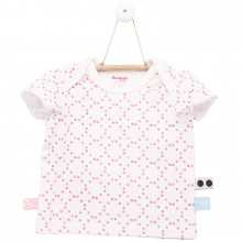 Tee-shirt manches courtes Funky Pink (1 mois : 54 cm)   par Snoozebaby