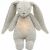 Variation Gris du produit Peluche veilleuse lapin nature bio avec sons & lumières gris de la marque Moonie