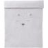 Parure de lit en veloudoux grise Babou & Kendi (100 x 140 cm) - Noukie's