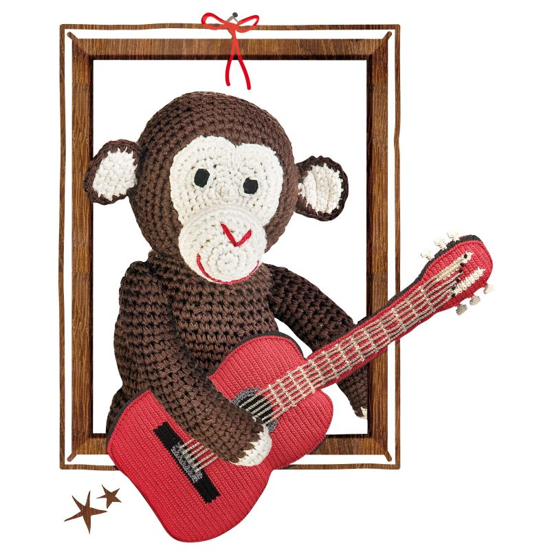Stickers mural cadre singe (26 x 35 cm) Mimi'lou