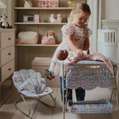 Table à langer pour poupée Fleur Rosier