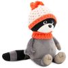 Raton laveur avec bonnet orange Denny (25 cm assis) Orange Toys Produit 1