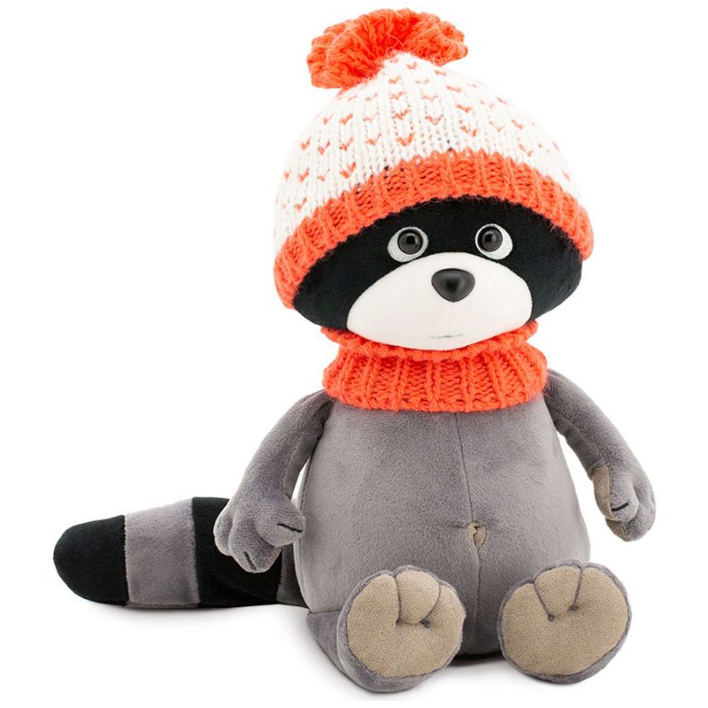Raton laveur avec bonnet orange Denny (25 cm assis) Orange Toys Produit 3