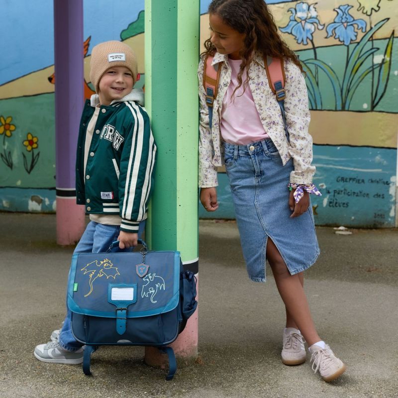 Cartable Les Fantaisies Merlin Bleu (35 cm) Tann's Ambiance 7