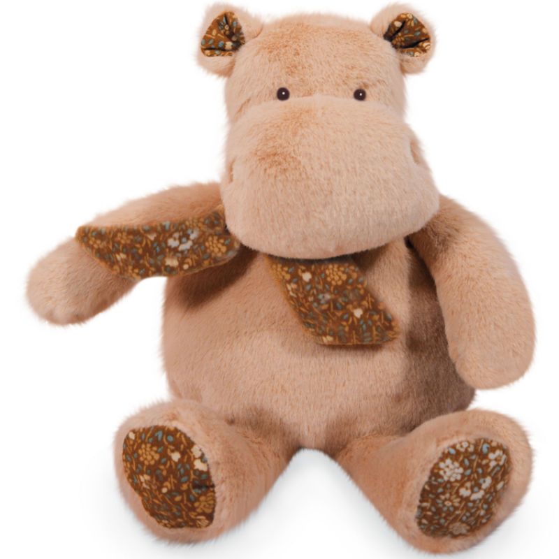 Peluche hippopotame beige Hippo Bandana (22 cm) Histoire d'Ours
