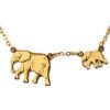 Collier Éléphant (Plaqué or 18 carats) Mava Produit 2