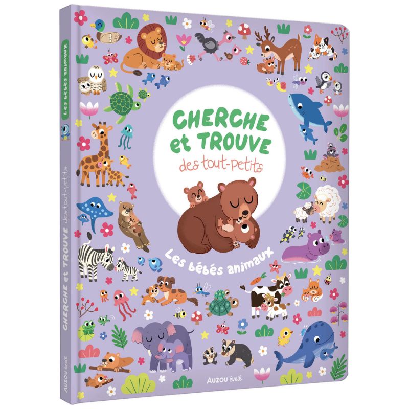 Livre Cherche et trouve des touts-petits Les bébés animaux Auzou Editions Produit 1