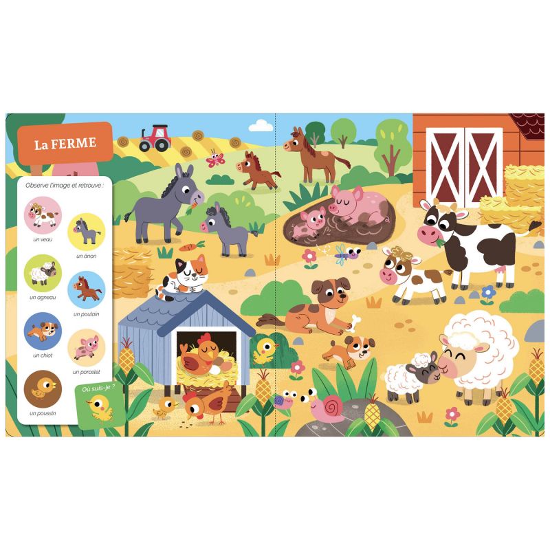 Livre Cherche et trouve des touts-petits Les bébés animaux Auzou Editions Produit 3