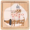 Cube Puzzle en bois Little Mateys - Lässig 