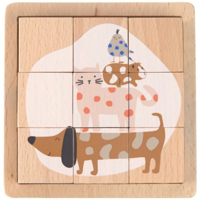 Cube Puzzle en bois Little Mateys  par Lässig 