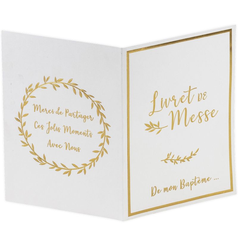 Lot de 10 livrets de messe de mon baptême Arty Fêtes Factory
