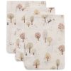 Lot de 3 gants de toilette en gaze de coton Tiny Park - Jollein