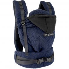 Porte bébé HoodieCarrier 2 Bleu Moelleux - Love Radius