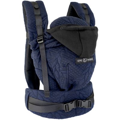 Porte bébé HoodieCarrier 2 Bleu Moelleux Love Radius