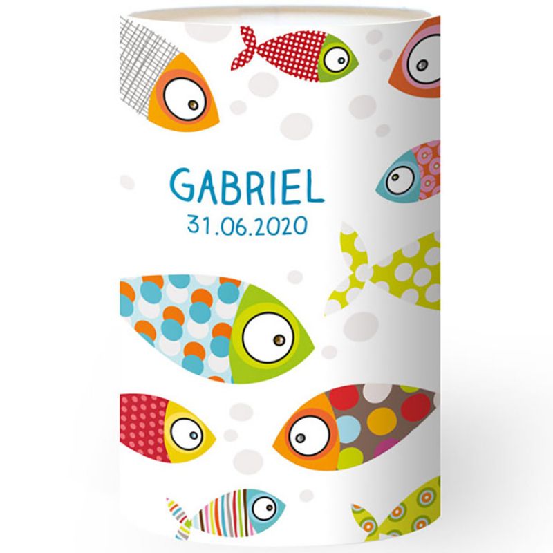 Lampe à poser poissons personnalisable Série-Golo