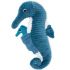 Peluche Les Ptipotos Papadou et bébé hippocampe bleu (34 cm) - Les Déglingos