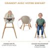 Chaise haute 2 en 1 Fini 2 Beige Kinderkraft Ambiance 4
