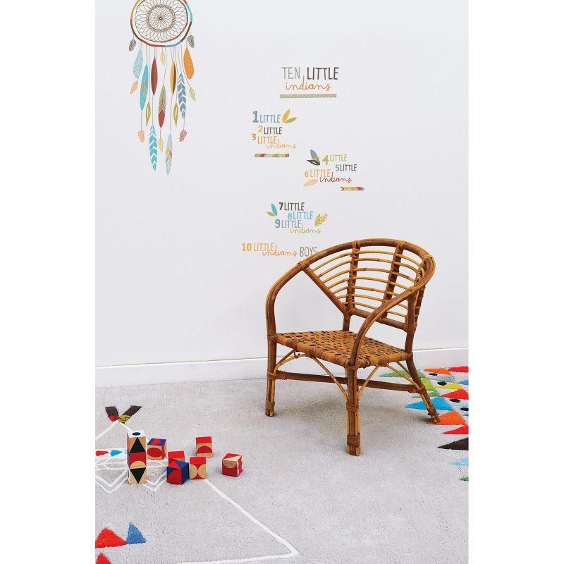 Stickers A3 ten little indians by Paper & Cloth (29,7 x 42 cm) Lilipinso