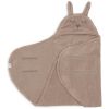Couverture nomade Bunny Cloudy Rib Milky Coffee Jollein Produit 3