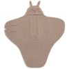 Couverture nomade Bunny Cloudy Rib Milky Coffee Jollein Produit 4